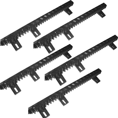 ROA6KIT5 рейка зубчатая нейлоновая 25*20 мм. В комплекте 5шт.