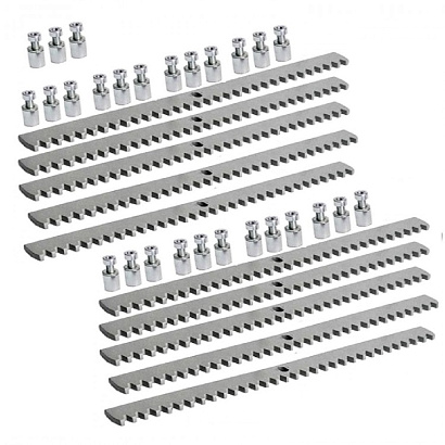 Nice ROA8 KIT10 зубчатая рейка стальная 30*8 мм - 10 штук.